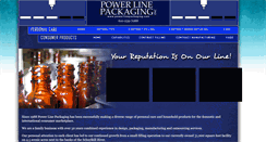 Desktop Screenshot of powerlinepackaging.com